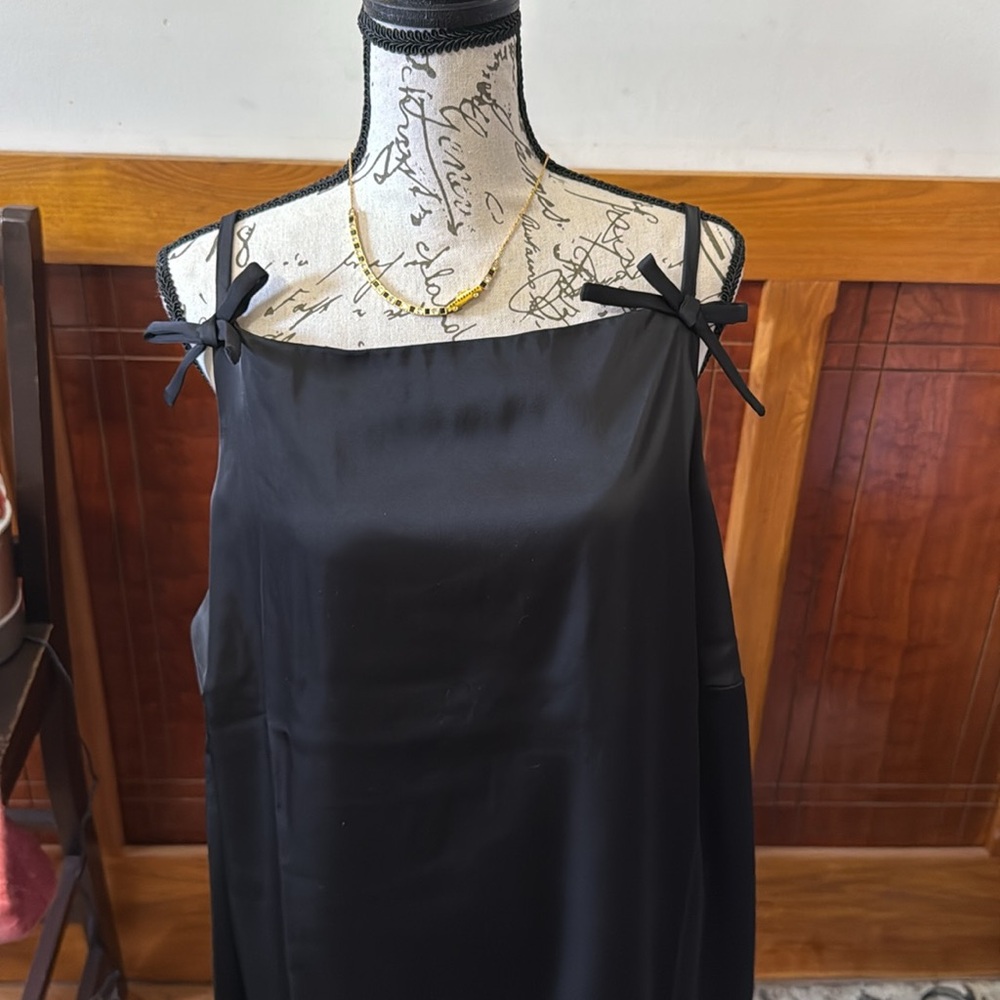 Kate Spade X Target Black Dress with Bow Accent Straps NWT - Picture 5 of 7